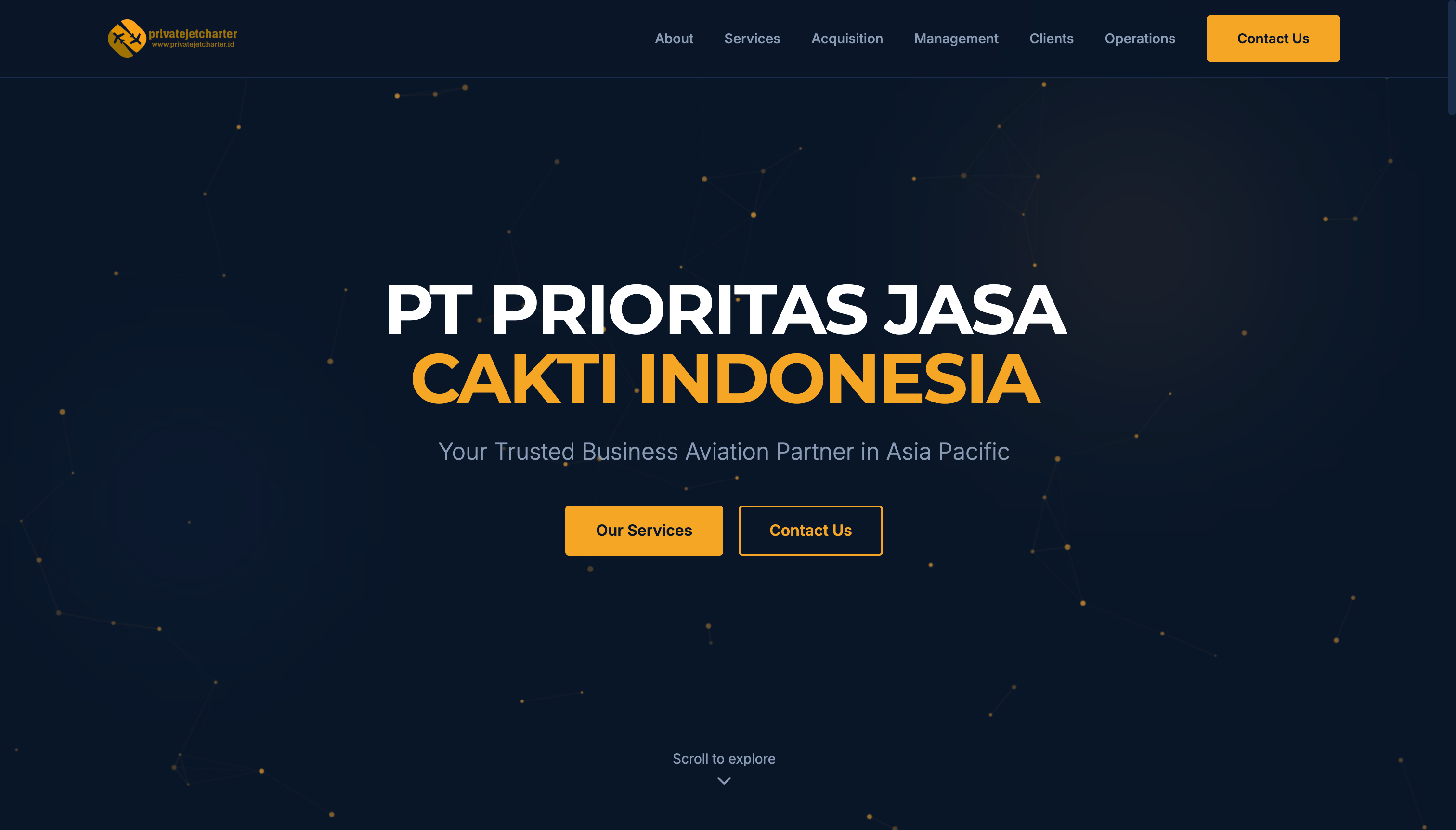 Private Jet Charter Web